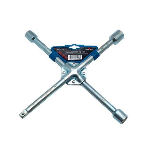 Ключ баллонный крестовой 17-19-21мм-1/2* усиленный матовый 77777