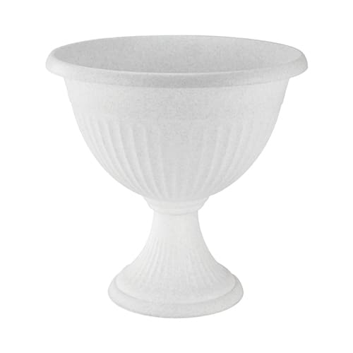 Вазон Жасмин 12л белый МАЛЕНЬКАЯ НОЖКА