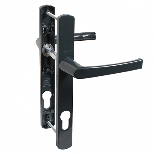 Ручка дверная Булат комплект РФ 85.25.01.7016 УРАЛ-М антрацит