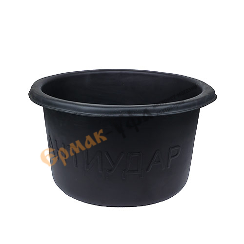 Таз строительный.прямоуг.черный 45л