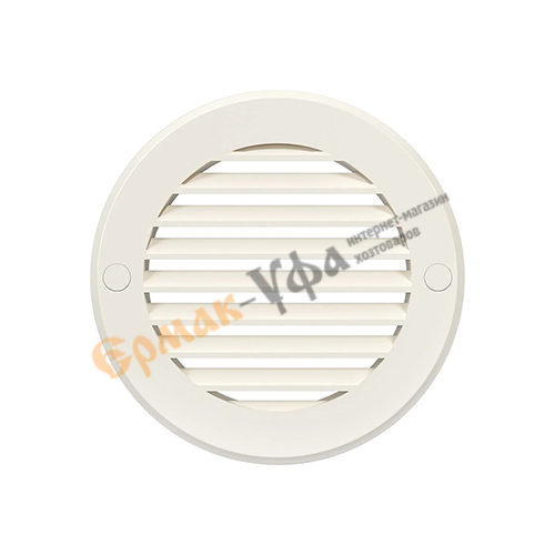 Решетка круглая с москитной сеткой, с фланцем d100, внеш. D130