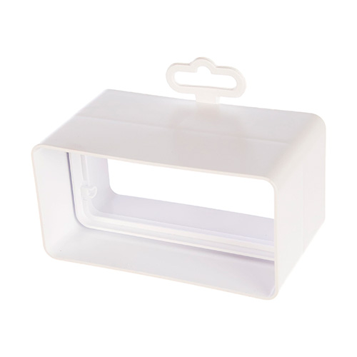 Соединитель для плинтуса 55мм Идеал Комфорт Ясень Белый