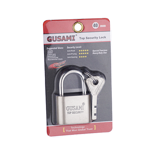 Замок Зубр "Мастер"навесной металлический удлиненная закаленная дужка 38мм