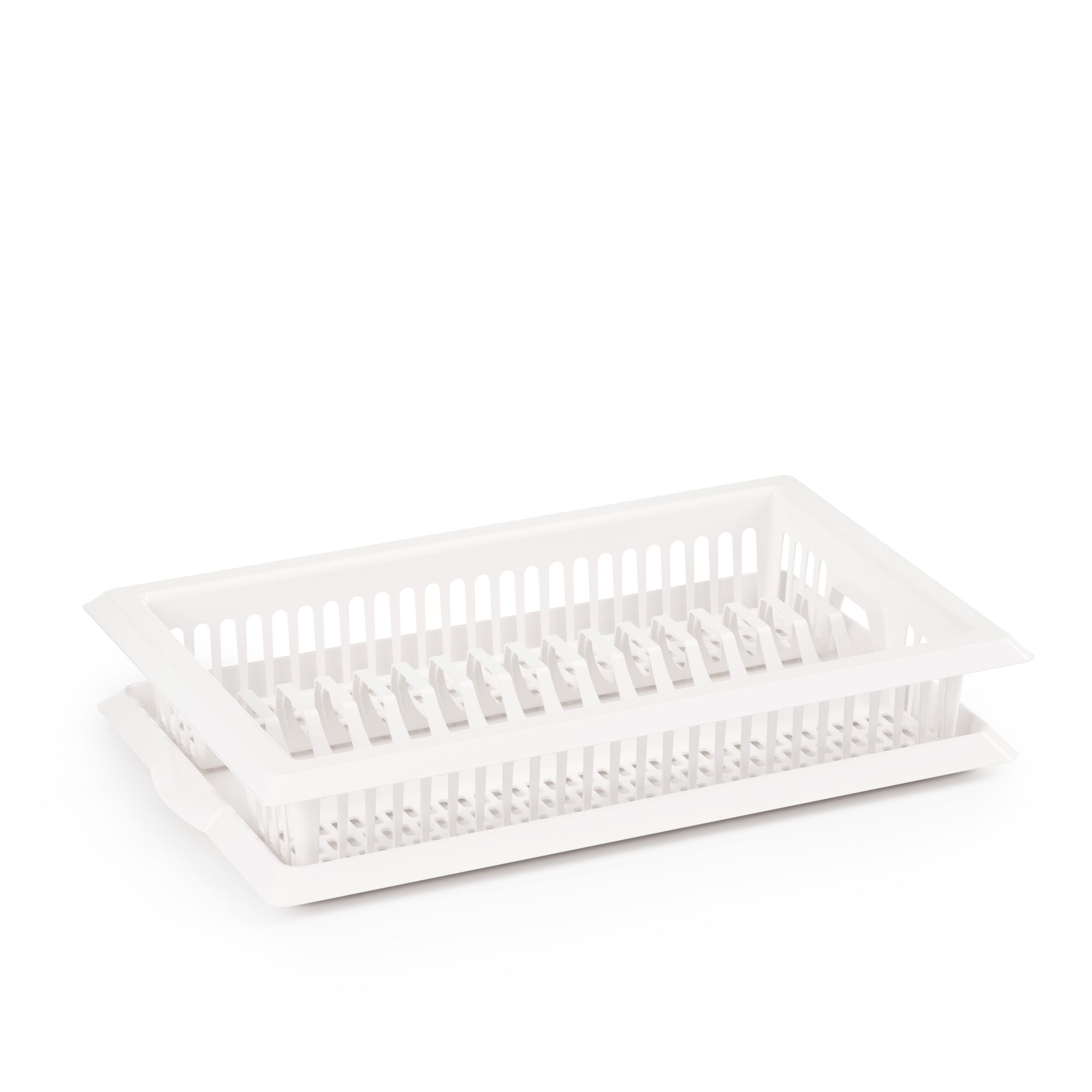 Держатель пластиковый для труб d=25мм, белый с защелкой