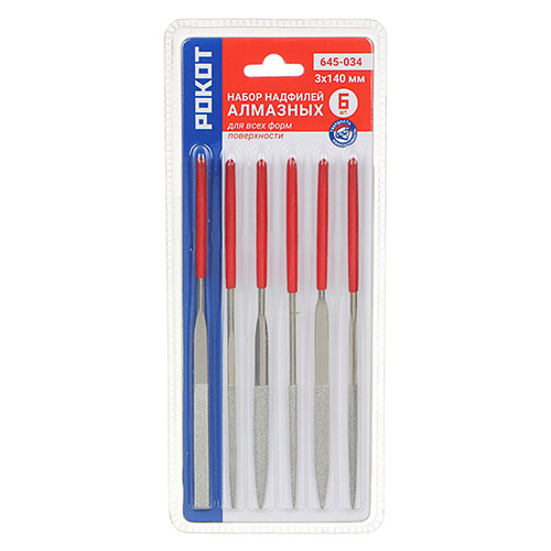 Набор надфилей STAYER 150мм, 6 предм