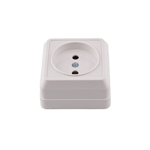 Розетка 2 мест. 16А-303 IP54, крышка Пролеска