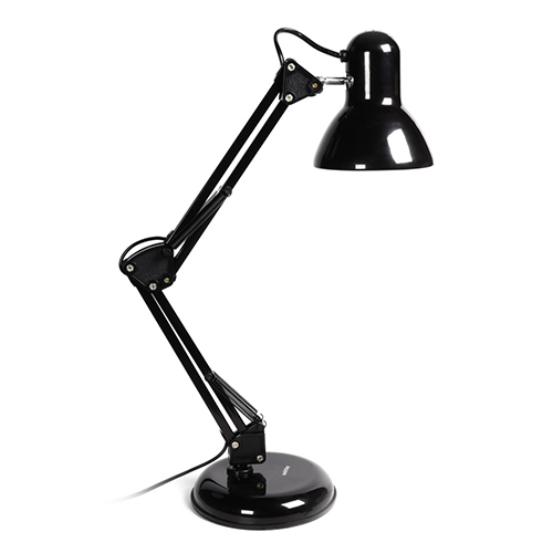 Светильник настольный черный белый Smartbuy SBL-DL-E27-b