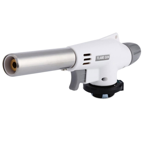 Горелка газовая FLAME GUN 220мл бело-синяя