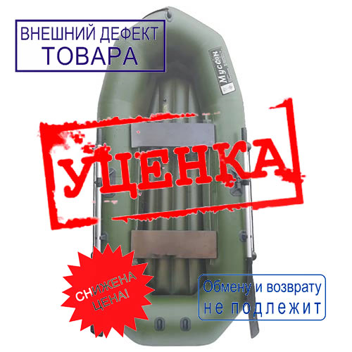 Лодка Муссон S-250 НД зелёная