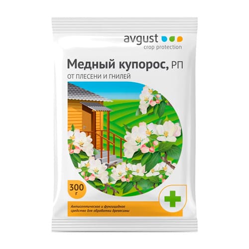 Медный купорос средство от плесени и гнили 300гр