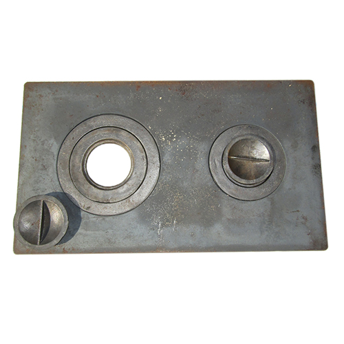 Печное литьё плита 2 конфорки П-2-3 710х410мм большая