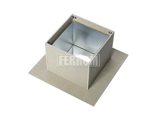 Разделка Феррум потолочная нержавеющая (430/0,5мм) 500ф200 составная