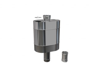 Бак Феррум Таймыр самоварного типа 61 л нержавеющий (AISI 201/1,0 мм) ф115 мм эллипс