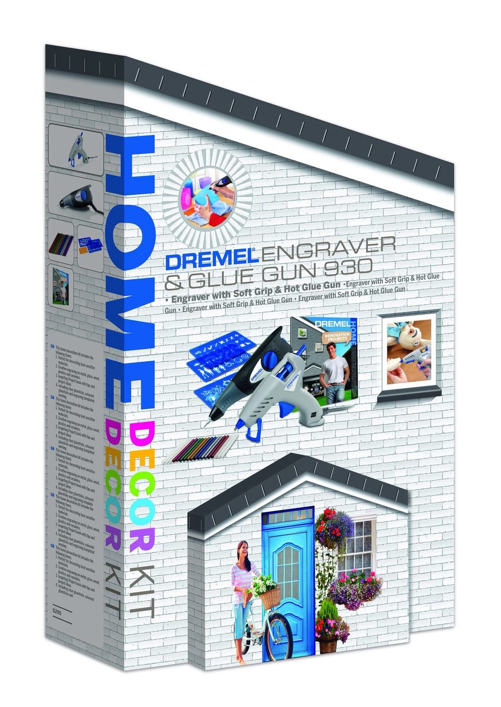 Набор DREMEL Гравер и Пистолет клеевой 930