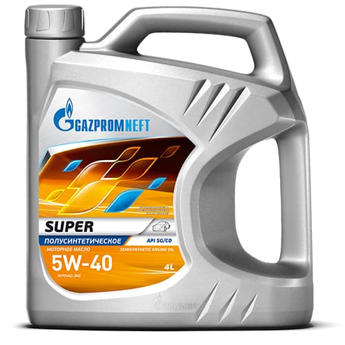 Масло моторное всесезонное Gazpromneft Super 5W-40 4л