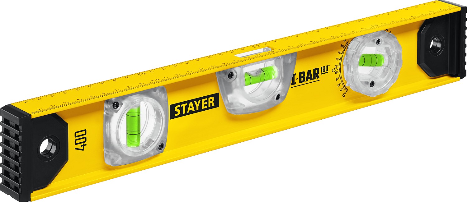 Уровень строительный 400мм I-BAR180 STAYER