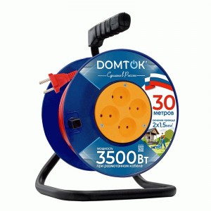 Удлинитель силовой на каркасе 1 розетка 30м