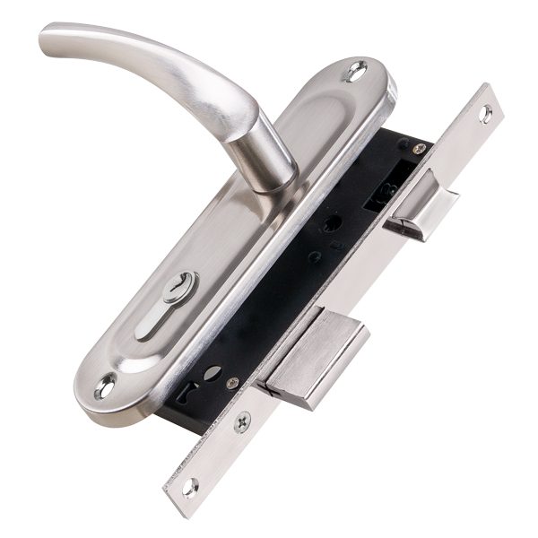 Замок цилиндровый LOCKSET16.CRONA.4070-1 матовый никель