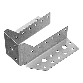 Опора бруса раскрытая OBR R76×150