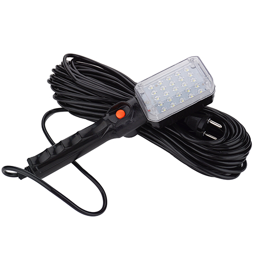 Лампа переносная светодиодная 220В 24 LED 5м