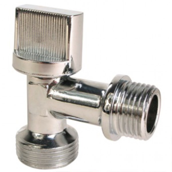 Кран для стиральной машины 1/2×3/4 с отражателем