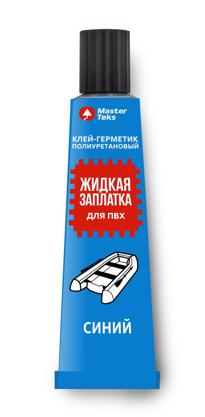 Клей-герметик MasterTeks жидкая заплатка синий (0,04л)