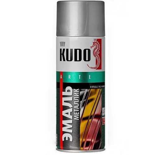 Эмаль хром зеркальный KUDO 520мл