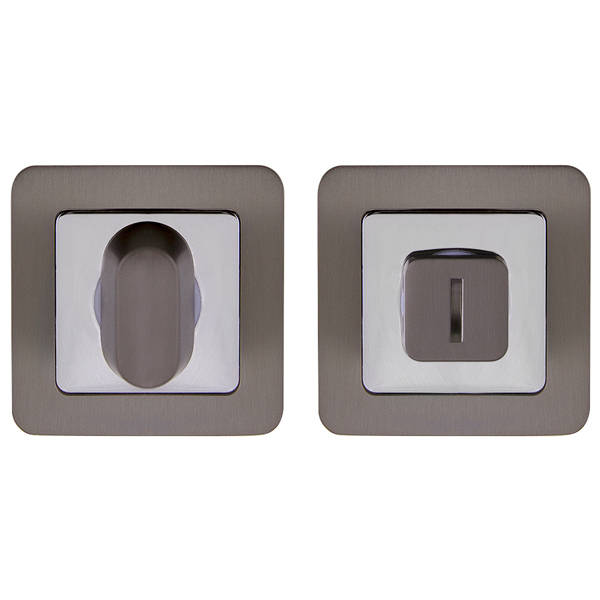 Ручка поворотная АК6.К.QR52 (BK6 QR) GR/CP-23 графит/хром