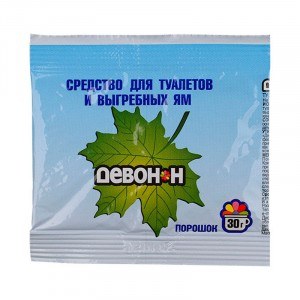 Порошок ДЕВОН-Н б/таул,выгреб. ям,септиков 30гр