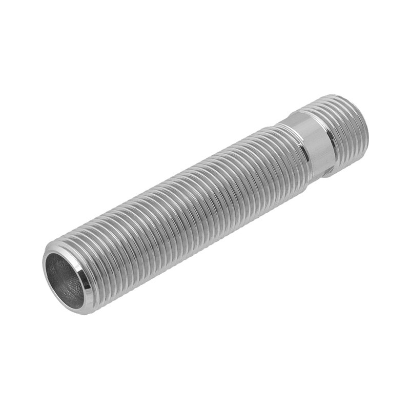 Сгон с длин. резьбовой 1/2" НР (наружная резьба) х 100 мм, хром
