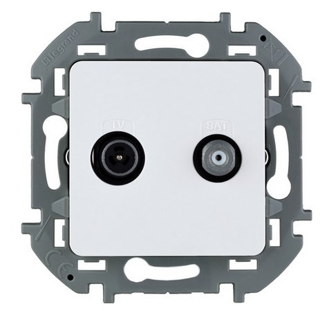 Legrand INSPIRIA Белый Розетка TV/SAT звезда IP20 скрытая установка