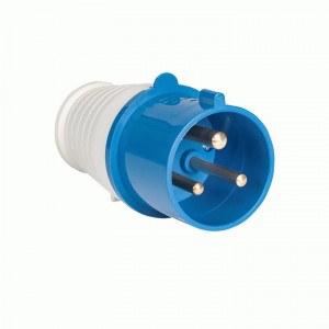 Вилка переносная 013, 2Р+РЕ, 16 А, 230 В, IP44