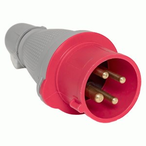 Вилка переносная 014, 3Р+РЕ, 16 А, 380 В, IP44