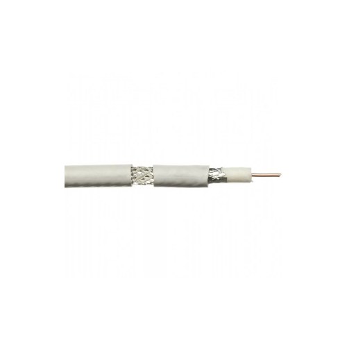 Провод TV RG-6U, 75 Ом, белый PROCONNECT LIGHT (омедненка) 100 м PROCONNECT