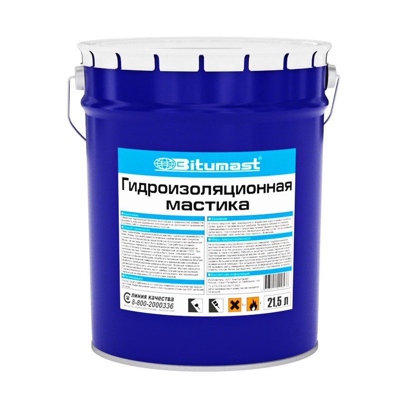 Bitumast Мастика гидроизоляционная 18 кг (21,5 л)