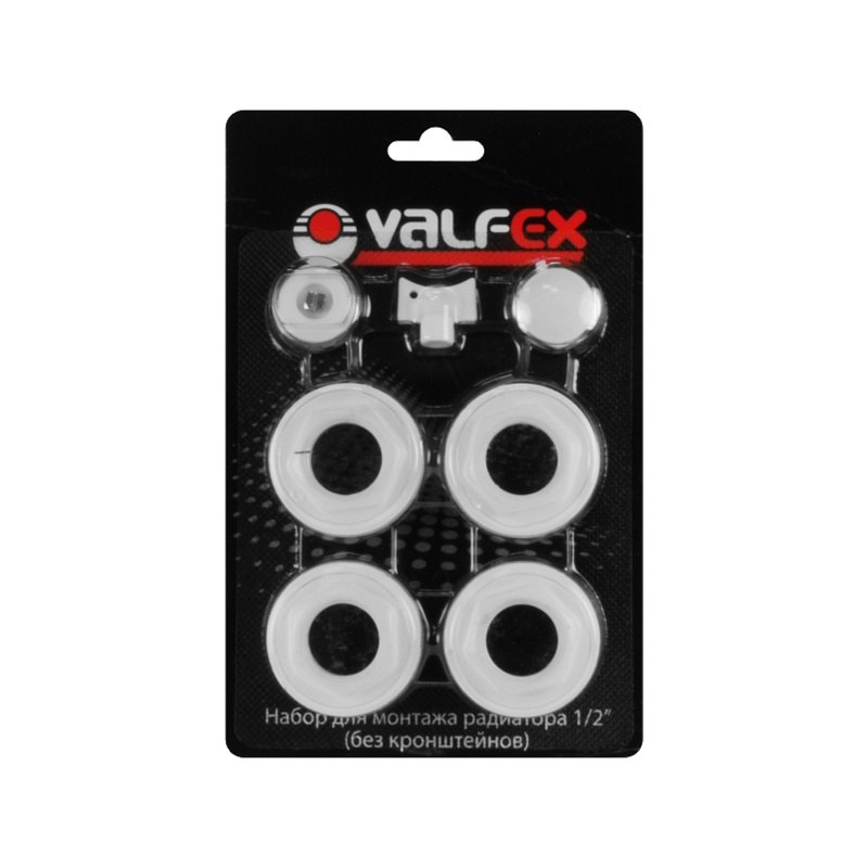 Комплект для монтажа радиаторов BM/AL/IRON без кронштейнов  1/2" VALFEX