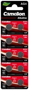 Элемент питания Camelion AG4 LR66 LR626