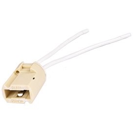 Патрон керамический с проводами 20*80мм Ecola G9