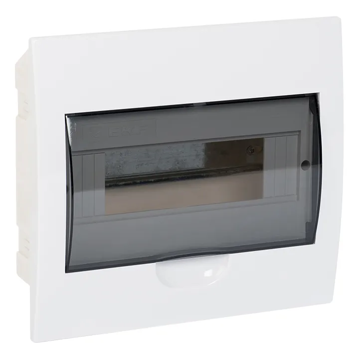 Бокс (корпус) пластик ЩРВ-П-10 встраиваемый с дымчатой дверцей IP40 EKF PROxima