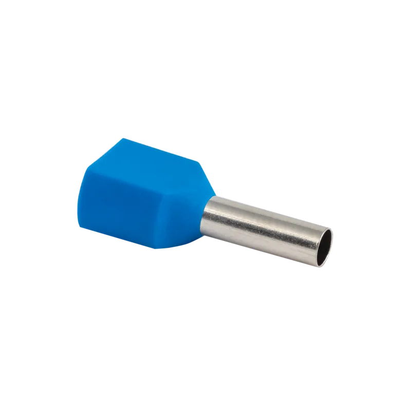 Наконечник штыревый втулочный изол. НШВИ-2 2,5-10 (уп 50шт)синий EKF