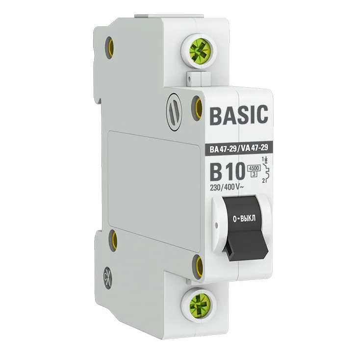 Выключатель автоматический 1П 10А характеристика B 4,5кА Schneider Electric Easy9 EZ9F14110