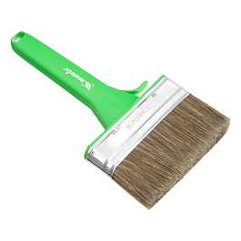 Кисть 3" плоская с деревянной  ручкой, натуральная щетина "Профи "MATRIX"пусто