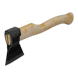 Топор кованый, в сборе, 680/900 г, деревянное топорище, 400 мм, Б,