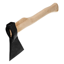 Топор кованный, в сборе, 800/950 г, деревянное топорище, 400 мм, Б2