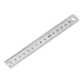 Линейка измерительная ,150мм,металлическая,Sparta