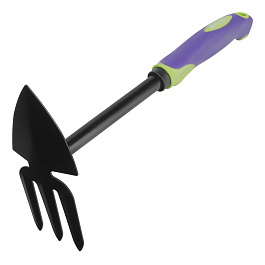 Мотыжка комбинированная, 75*300мм, стальная, обрез.эргоном. рукоятка, Palisad