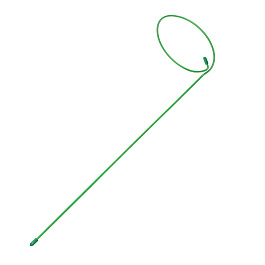 Опора для цветов круг 0,15м,выс.0,6м,диаметр провол.5мм