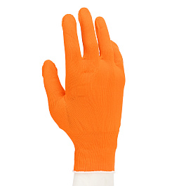 Перчатки нейлон, 13 класс, оранжевые XL Россия 67840