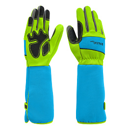 Перчатки садовые на липучке, силиконовое нанесение, размер 7, Luxe// Palisad