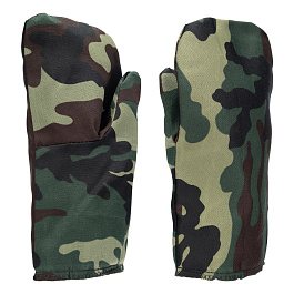Рукавицы специальные х/б ,утепленные,ватин,камуфляж,2размер/Сибртех